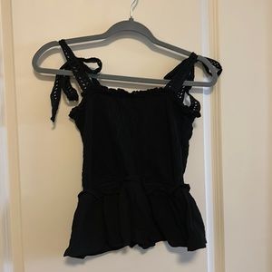 NWOT Anthropologie peplum tank top size xs